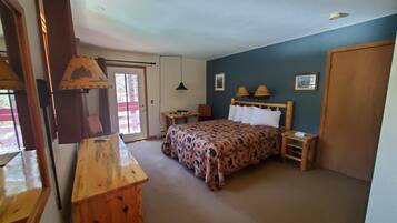 Blackout curtains, iron/ironing board, free WiFi, bed sheets