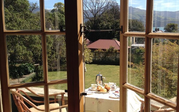The Rose Room | View from room - Blythcliffe (Akaroa)