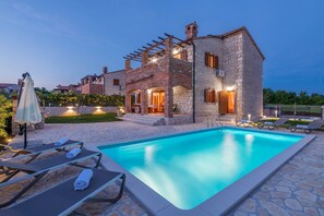 Outdoor pool - Villa Paradis 6 - family villa with Pool (Butkovici)