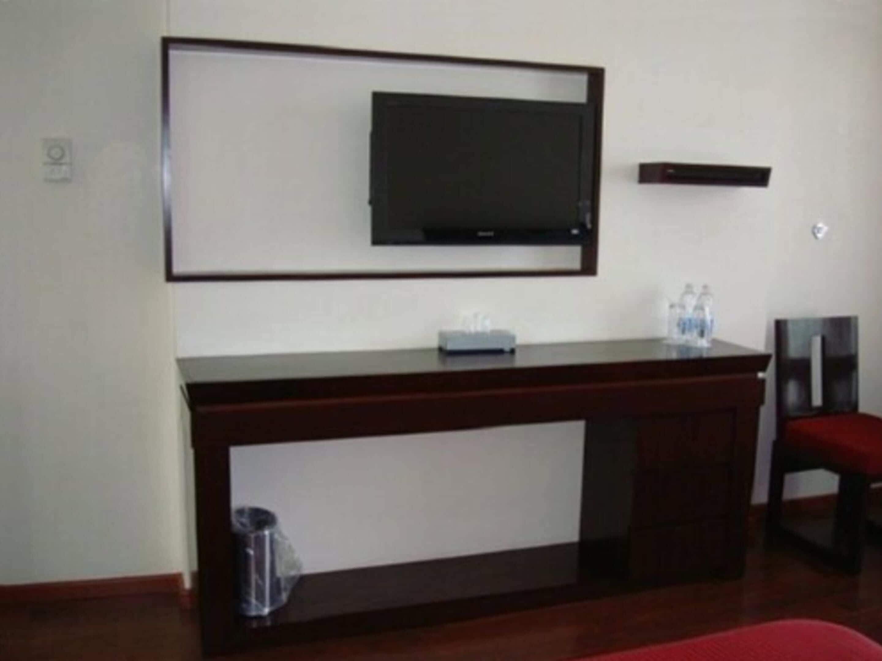 traditional room, 2 double beds | in-room safe, blackout curtains, iron/ironing board, free wifi