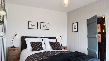 4 Schlafzimmer, Bettwäsche aus ägyptischer Baumwolle