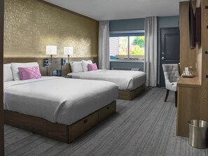 Premium bedding, pillowtop beds, minibar, in-room safe