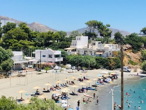 Beach nearby, beach towels