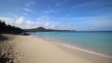 Vlak bij het strand