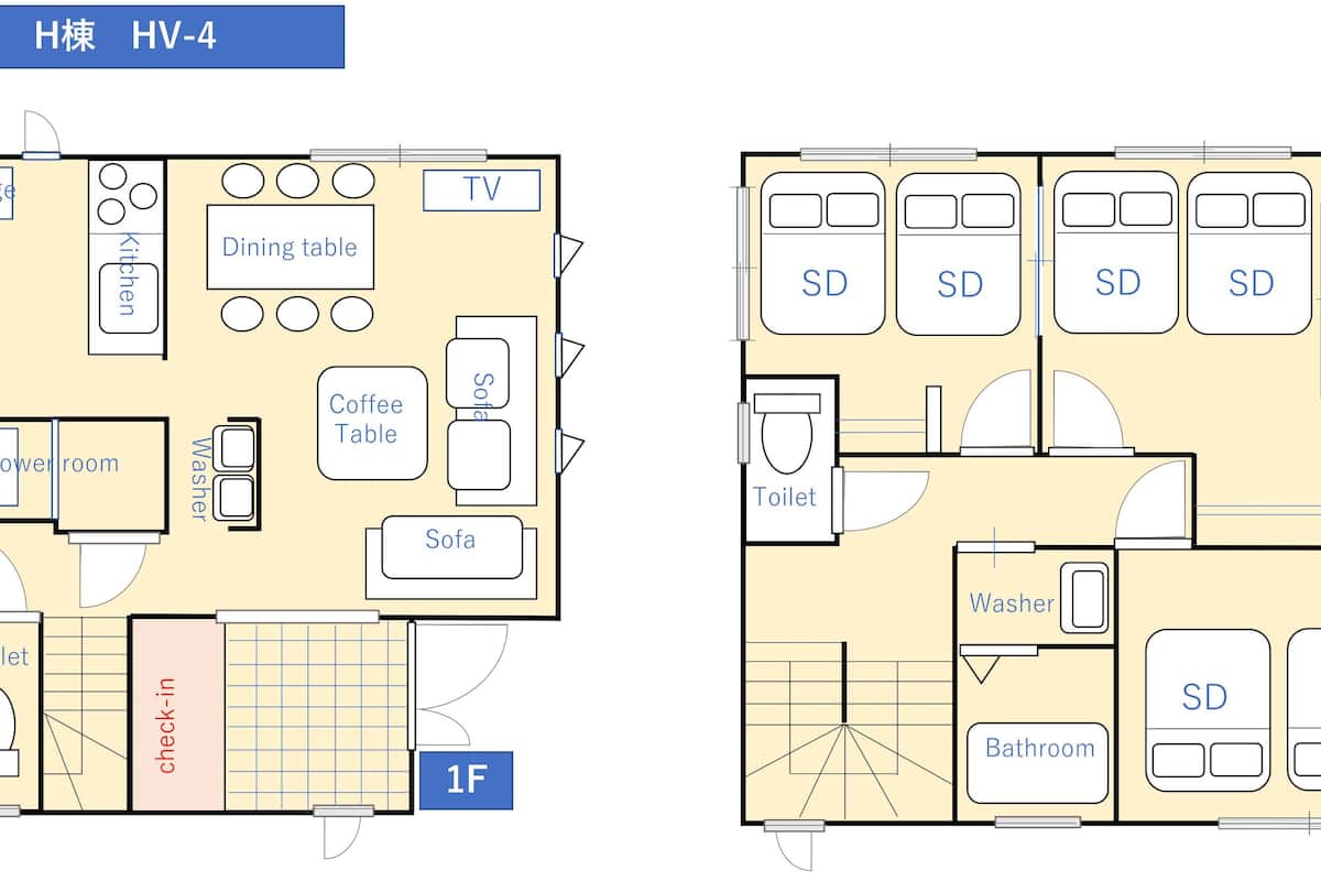 Casa (HV-4) | Escritorio, espacio para trabajar con un portátil, cortinas opacas