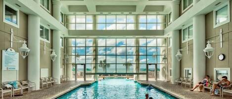 Piscine couverte, piscine chauffée