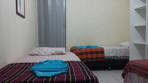 Blackout curtains, cots/infant beds, free WiFi, bed sheets