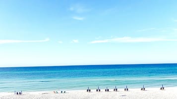 Sun loungers, beach towels