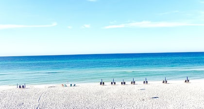 Steps to 30A & beach with all the comfort of home including a washer & dryer!