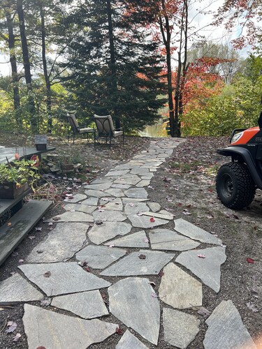 hyvin yksityinen, ihastuttava maalaismainen mökki, vain talosta.