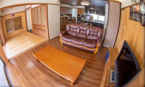 Japanese Western Style Room | Living area | Flat-screen TV
