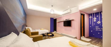 Chambre Quadruple Standard, baignoire