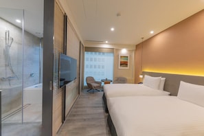 Down duvets, free minibar, in-room safe, blackout curtains