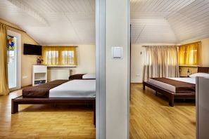 Kamar Keluarga, 2 kamar tidur | Wi-Fi gratis dan seprai linen