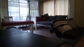 Family Apartment | Living area | TV - 1233onWebb (Pretoria)