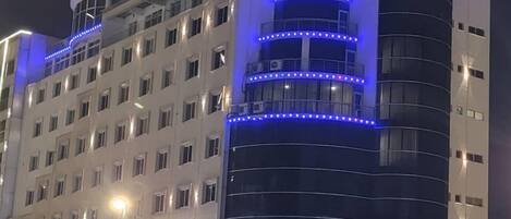 Majoituspaikan julkisivu