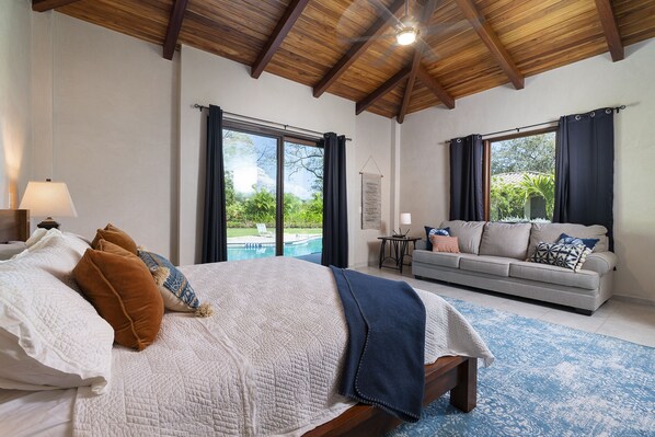 4 bedrooms, in-room safe, iron/ironing board, free WiFi