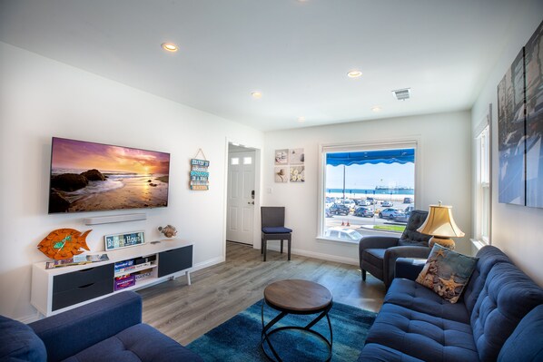 Smart TV, video games, books, music library