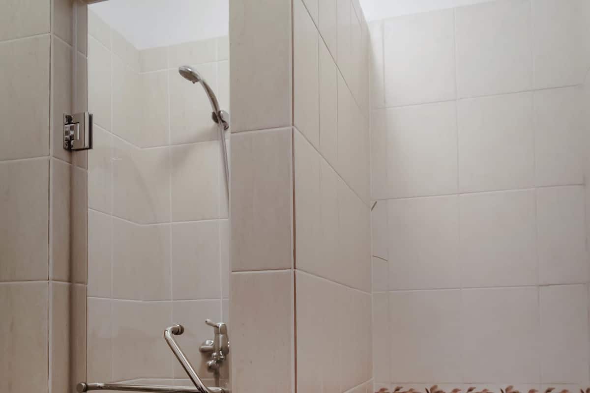 Ducha, secador de pelo, toallas