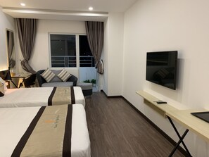 Double Room | Premium bedding, down duvets, memory-foam beds, in-room safe - Nha Trang Oceannus (Nha Trang)