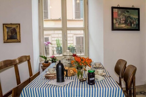 Coin petit déjeuner