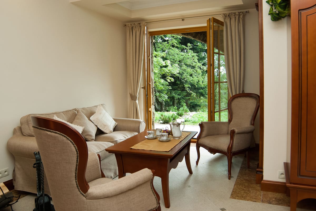 Apartment (Tuscany) | Living area | 30-inch LCD TV with digital channels, TV