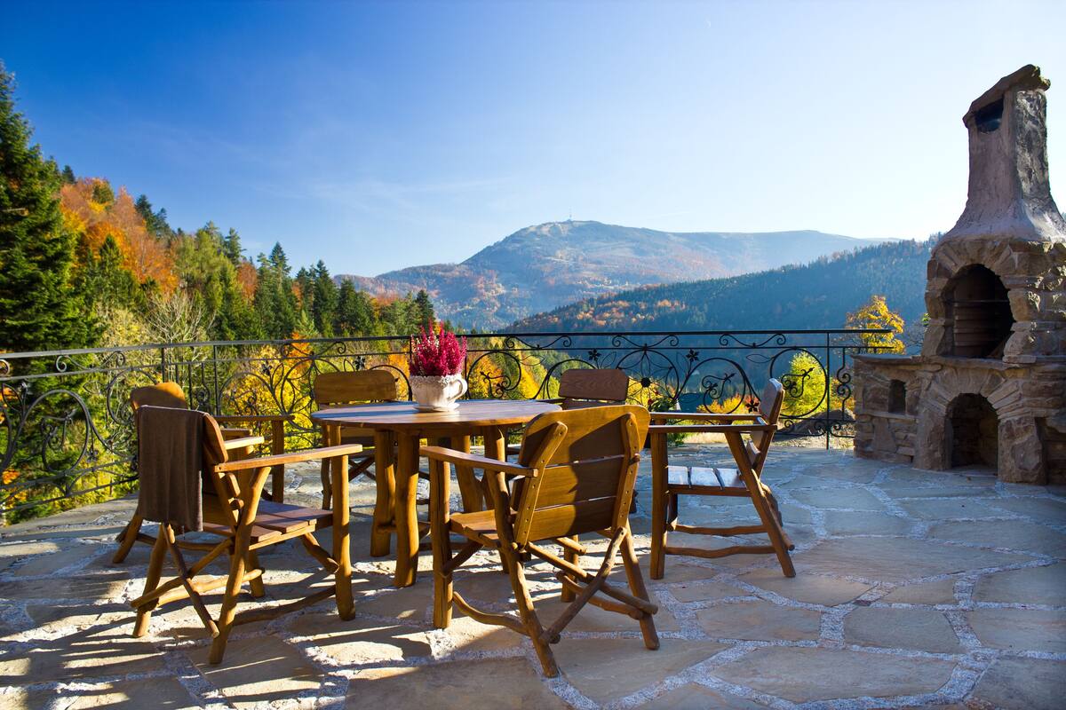 Comfort Cabin | Terrace/patio