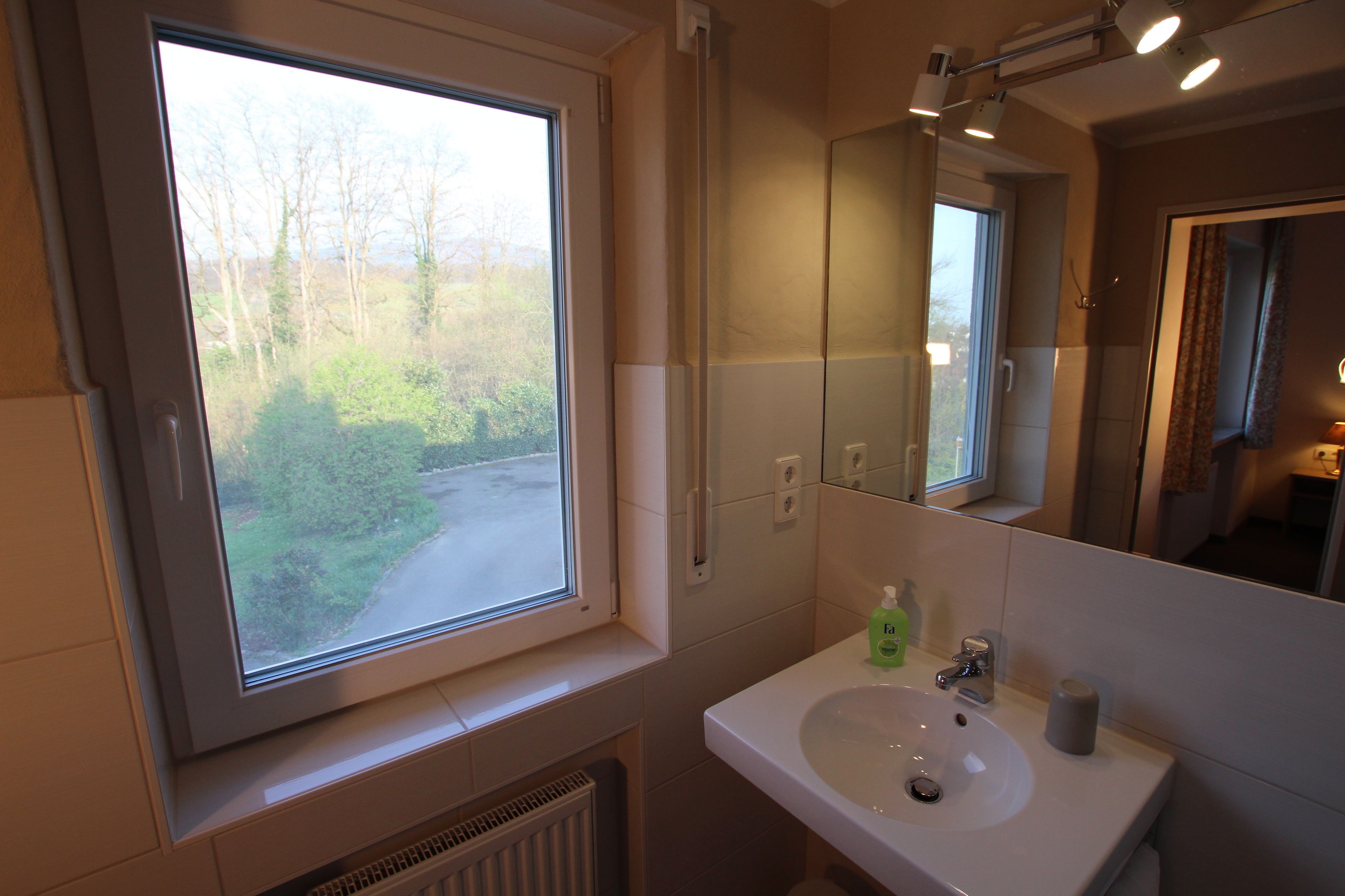 double room | bathroom | shower, towels