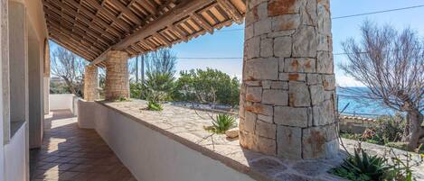 Blick von der Unterkunft