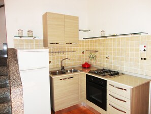 Appartamento, 2 camere da letto | Cucina privata | Frigorifero con congelatore, forno, piano cottura