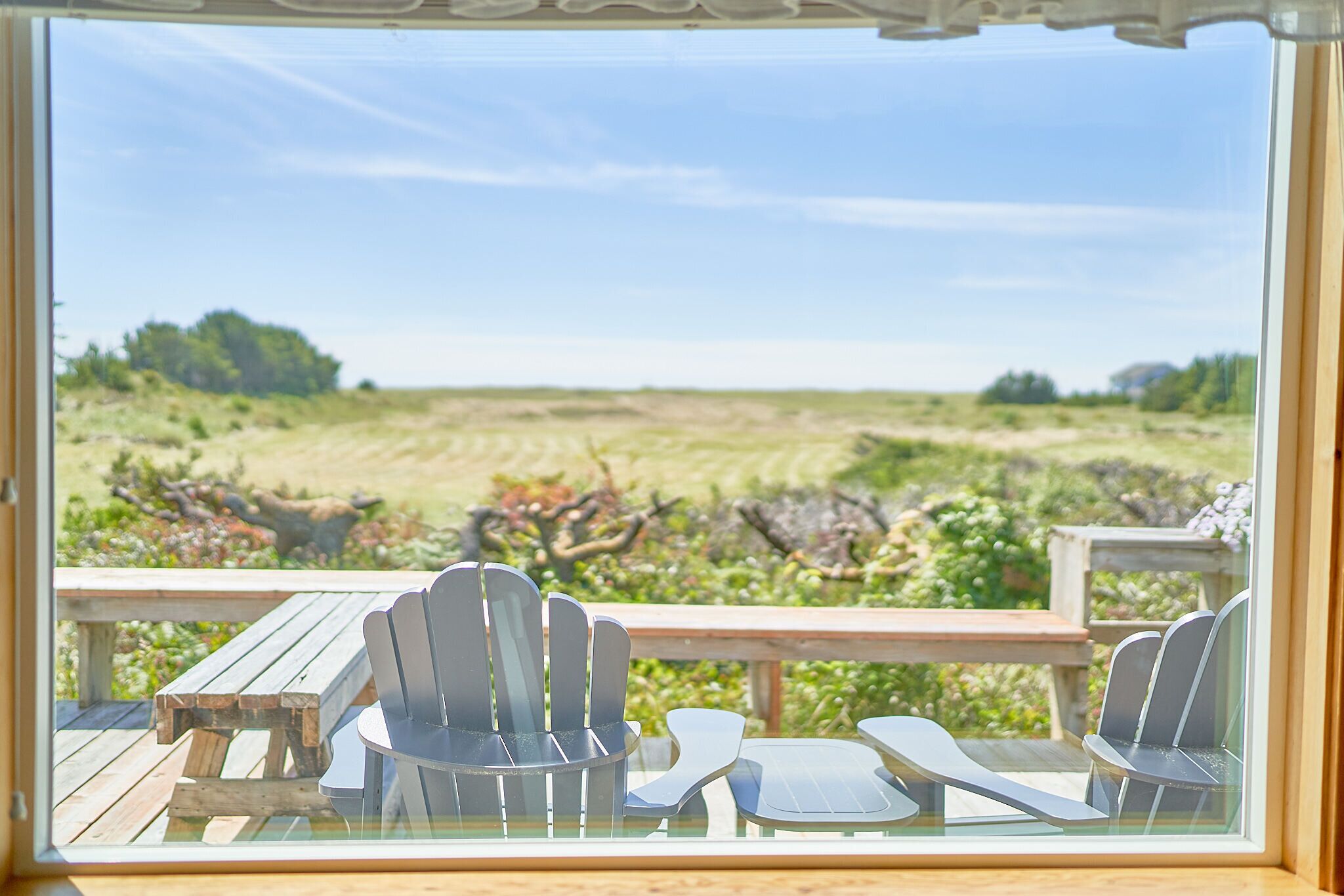 Deluxe-mökki, oma kylpyhuone, merinäköala (#4 Shell Seekers) | Näkymä majoituspaikasta