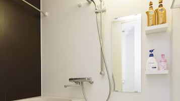 Bañera y ducha independientes, bañera profunda