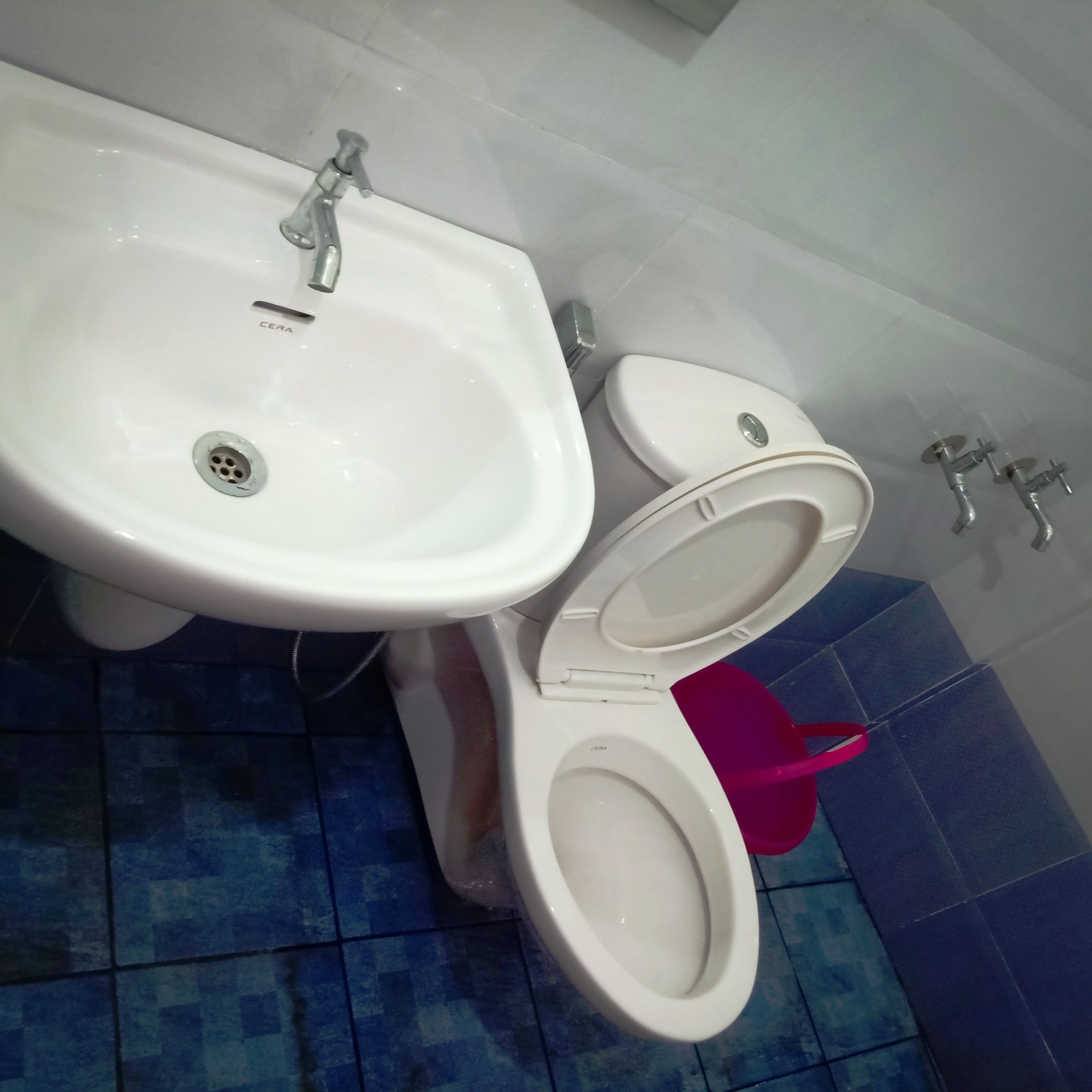 shower, bidet, towels