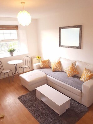 Apartment | Living area | Flat-screen TV - Spacious Bright & Modern Living (Torquay)