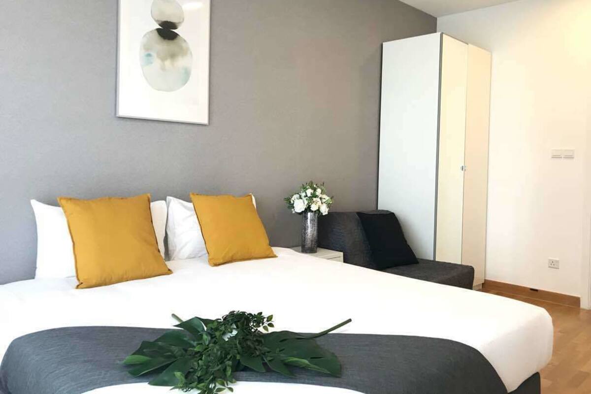 Klassiek appartement, 1 slaapkamer, uitzicht op zee | Uitzicht vanuit de kamer