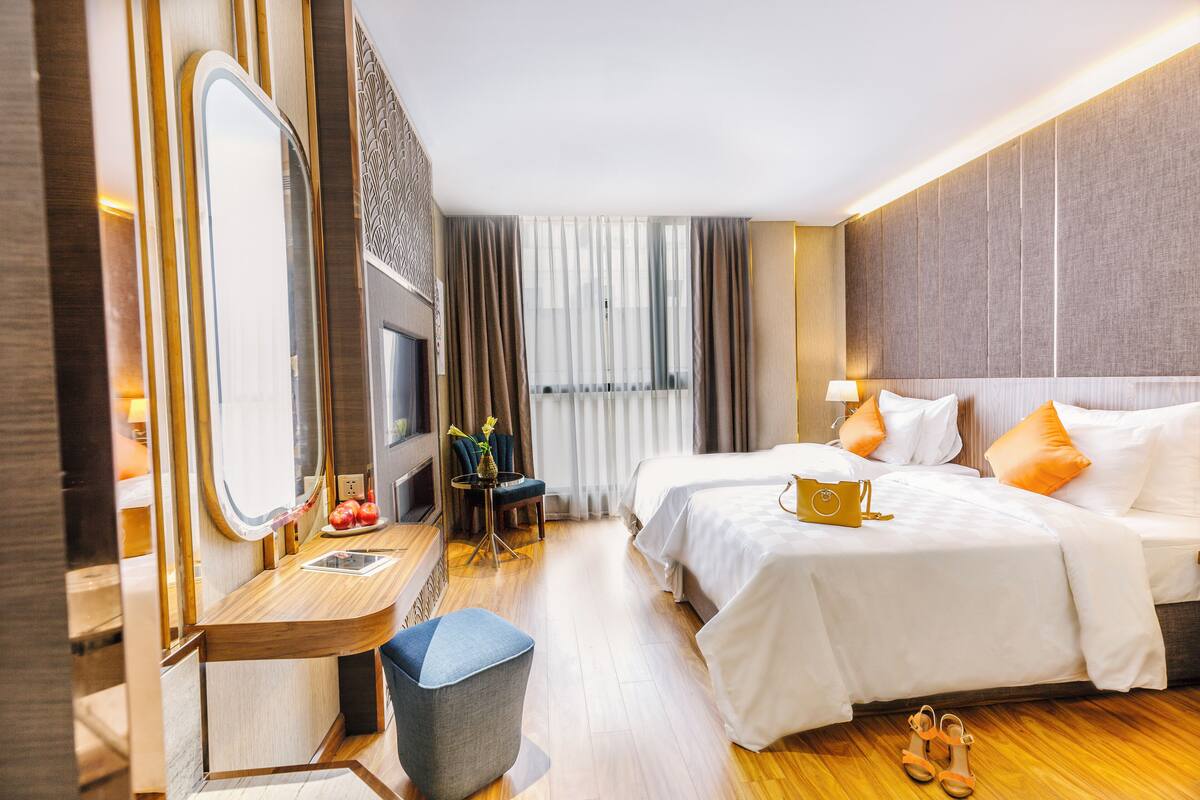 Premier kamer | 2 slaapkamers, luxe beddengoed, een gratis minibar