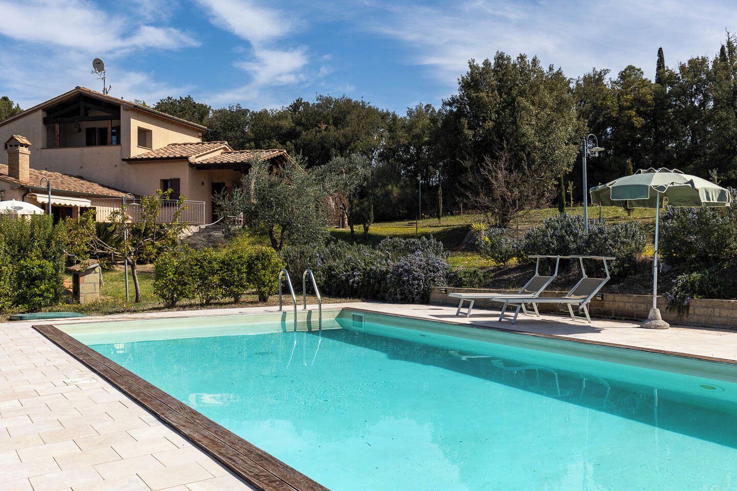 Seasonal outdoor pool