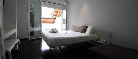 Chambre Double, balcon