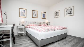 Blackout curtains, soundproofing, rollaway beds, free WiFi
