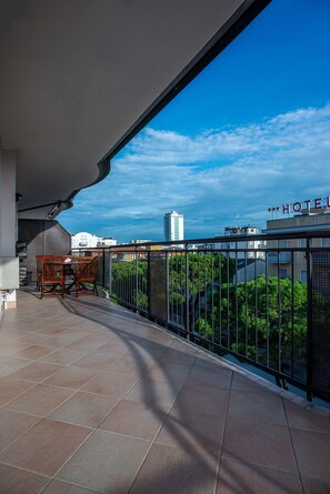 Apartment, 2 Schlafzimmer | Balkon