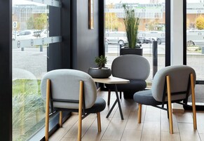 Zona de estar del vestíbulo