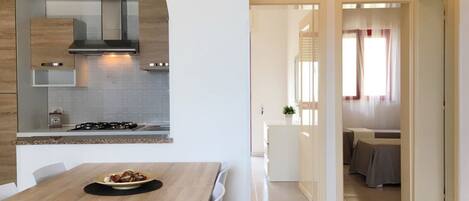 Villa, 3 Bedrooms | Private kitchen | Full-size fridge, oven, stovetop, cookware/dishes/utensils