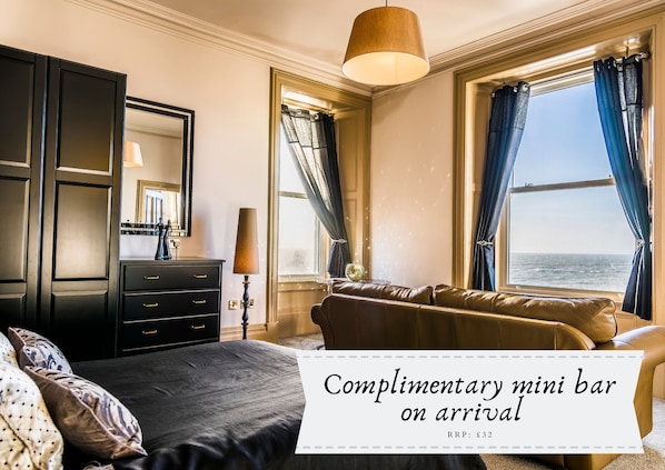 Quarto casal conforto, suíte, vista para o mar | Diversos
