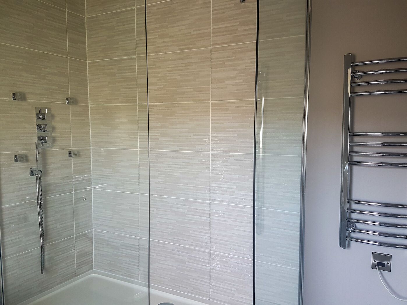 comfort double room, ensuite, sea view | bathroom | towels