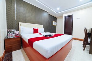 Double Room (Window is not Guaranteed) | Desk, free WiFi, bed sheets