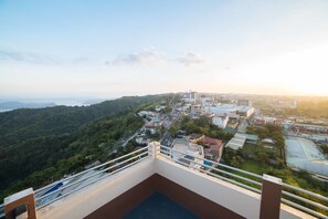 Vue depuis lâhĂ©bergement