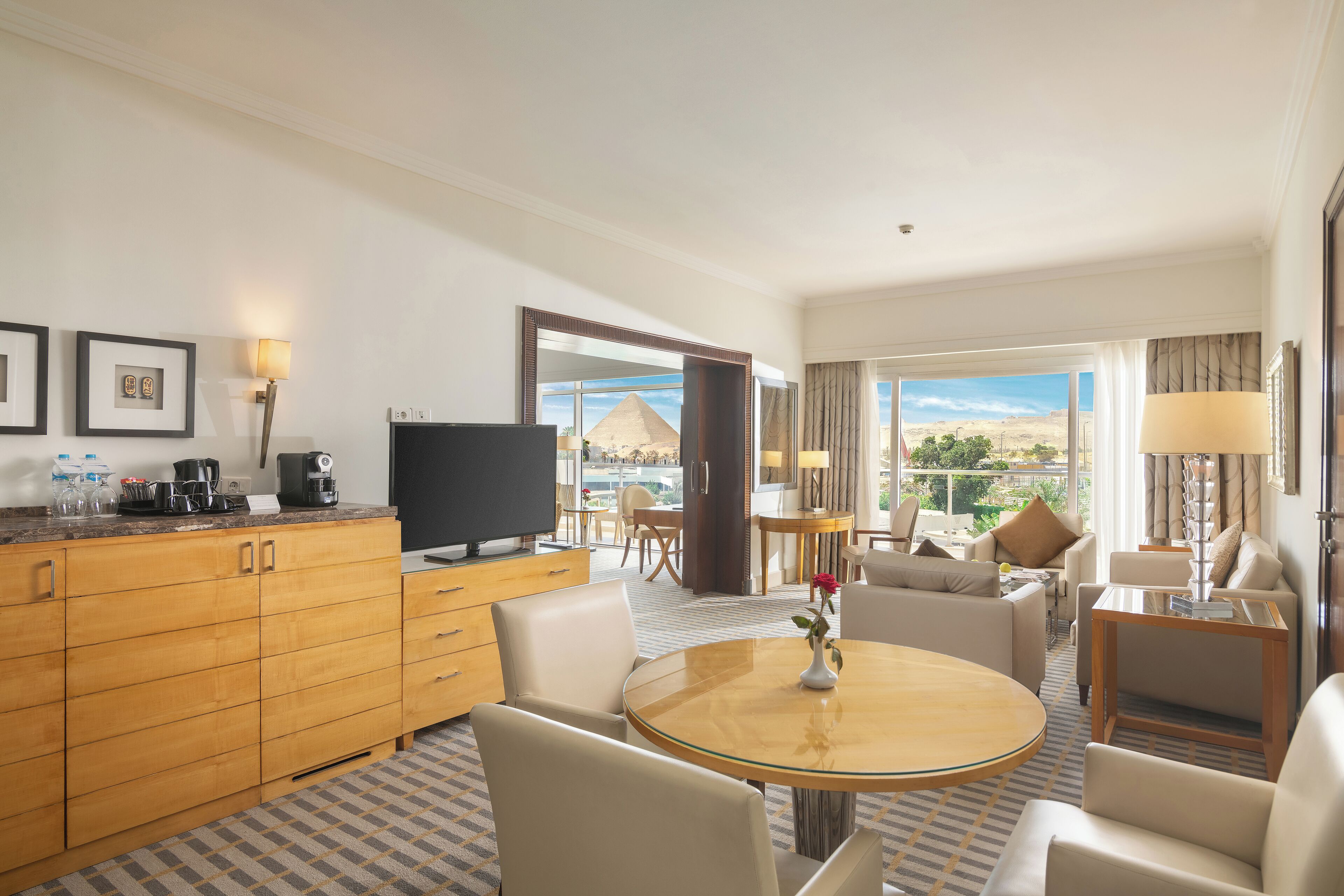 executive suite | in-room safe, desk, soundproofing, iron/ironing board