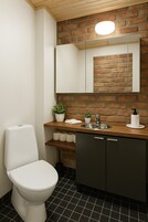 Ducha, artículos de tocador gratuitos, secador de pelo, bidet