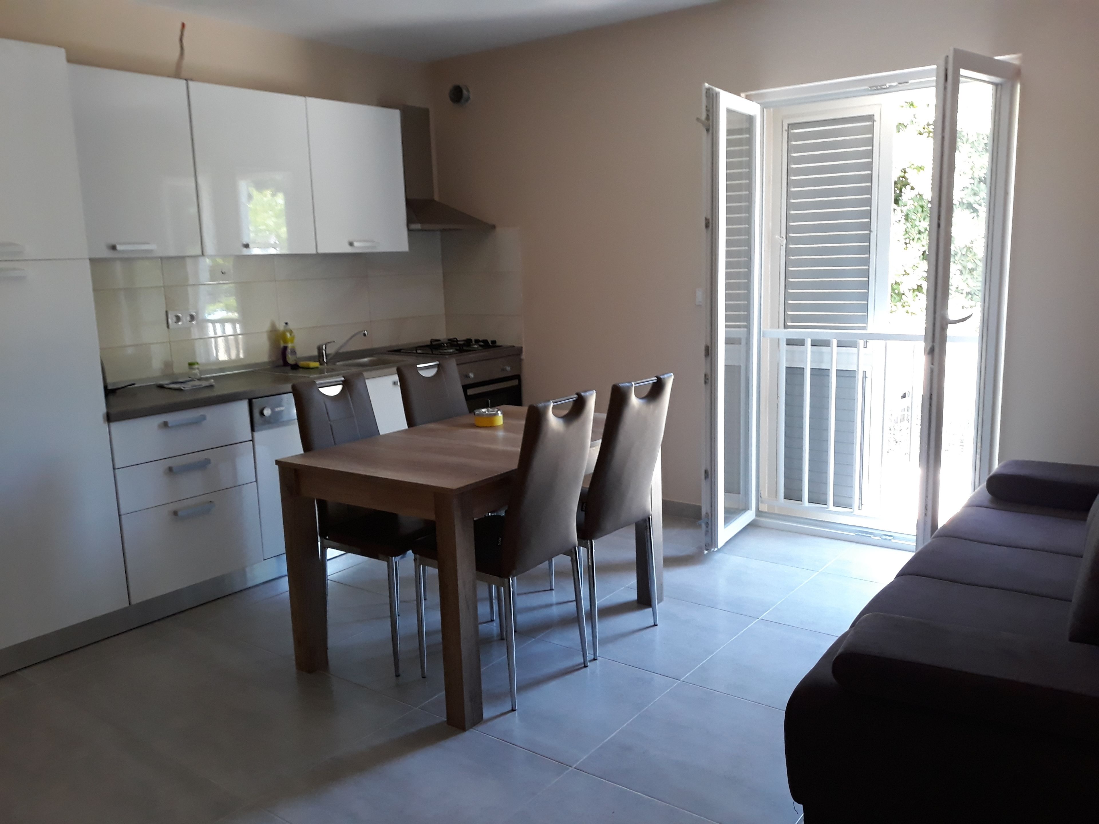 Big Apartment, 1 Bedroom, Patio | Living area | 80-cm flat-screen TV with satellite channels, LED TV