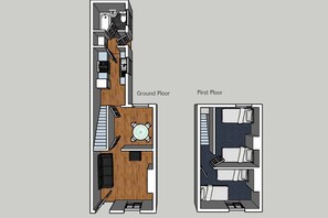 Floor plan - Comfy 2-Bedroom House – Great for NHS, Contractors & Long Stays (St Helens)